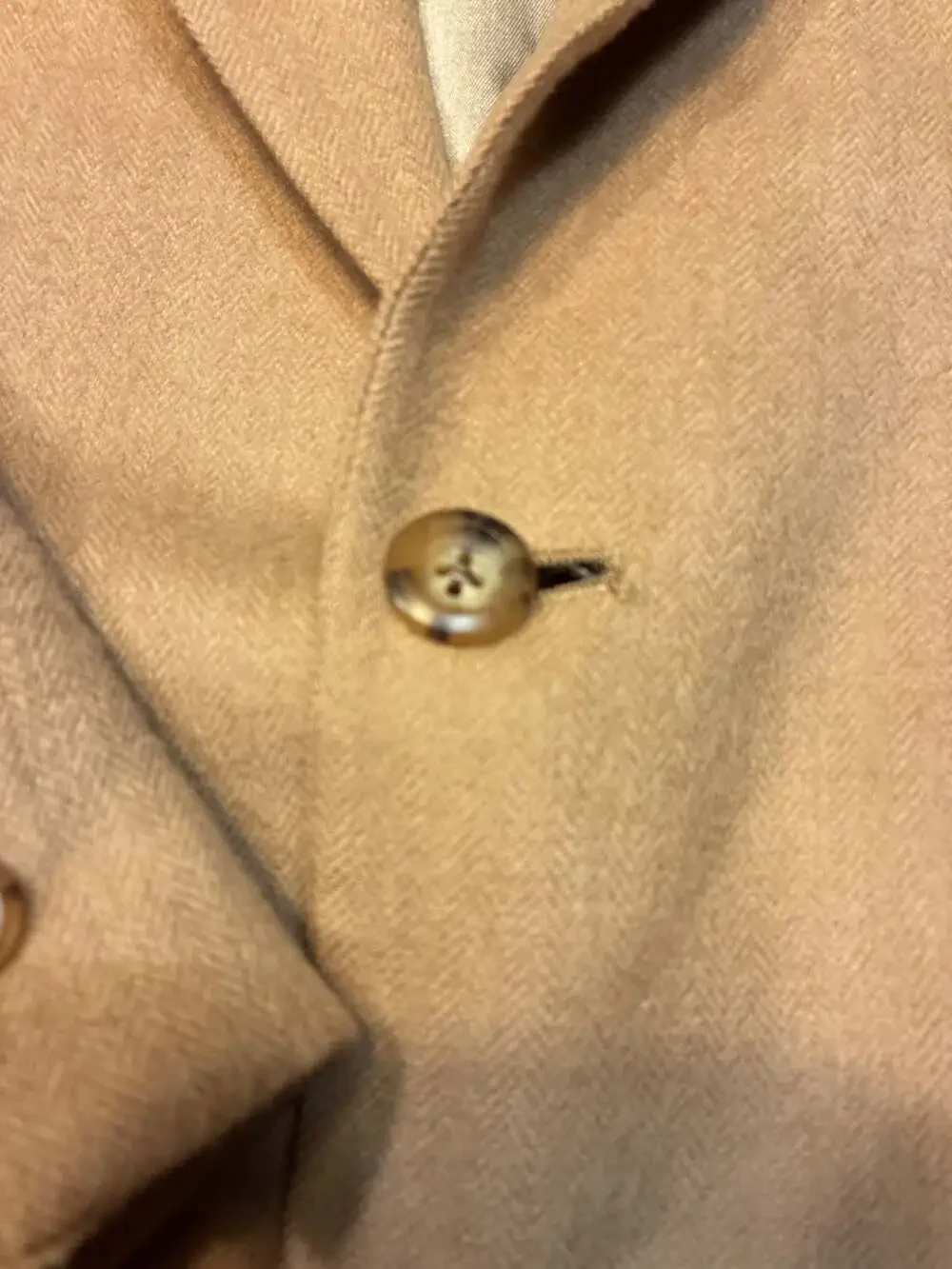 Vintage Nordstrom Men's Tan Camel Hair Sport Coat Blazer Made in USA
